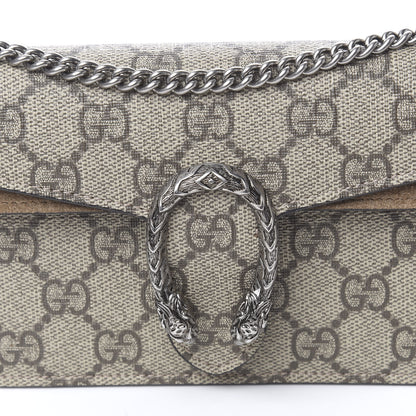 Gucci GG Supreme Monogram Super Mini Dionysus Shoulder Bag Taupe 8 of 11