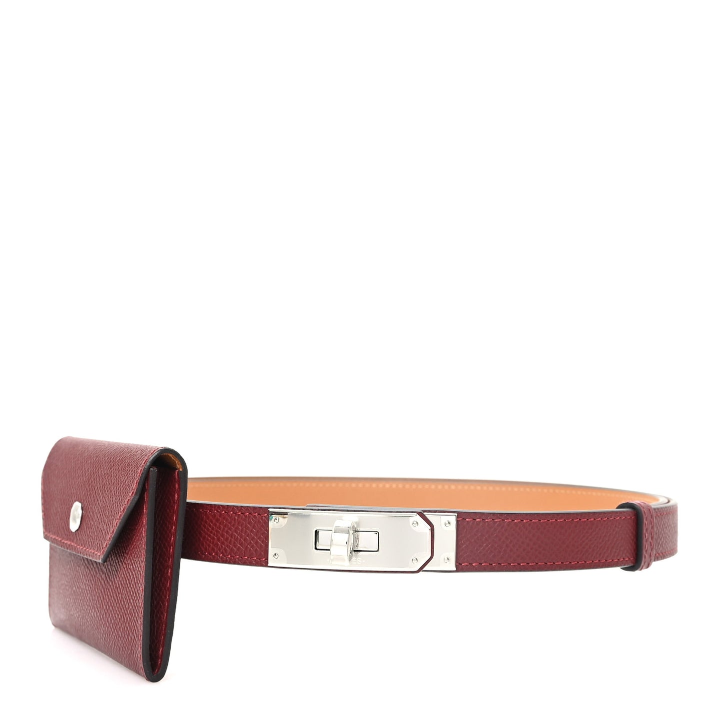 Epsom Kelly Pocket Belt Rouge H