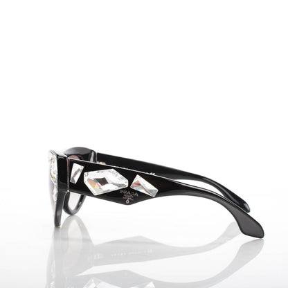 Prada Crystal Voice Sunglasses SPR 21Q Black 2 of 7