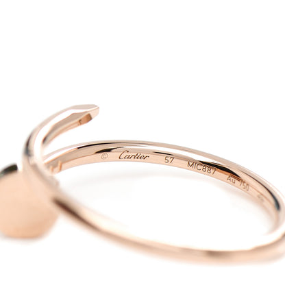 Cartier 18K Pink Gold Small Juste Un Clou Ring 57 8 4 of 5