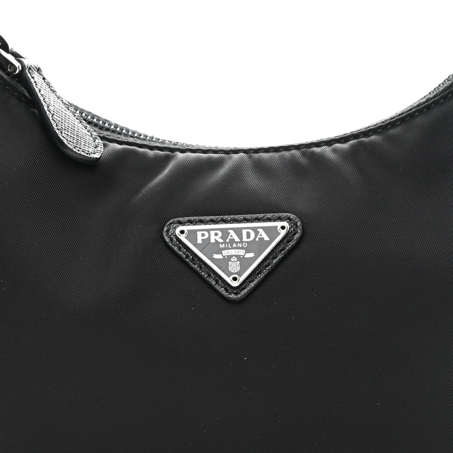 Prada Tessuto Nylon Mini Re-Edition 2000 Bag Black 9 of 11