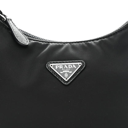 Prada Tessuto Nylon Mini Re-Edition 2000 Bag Black 9 of 11