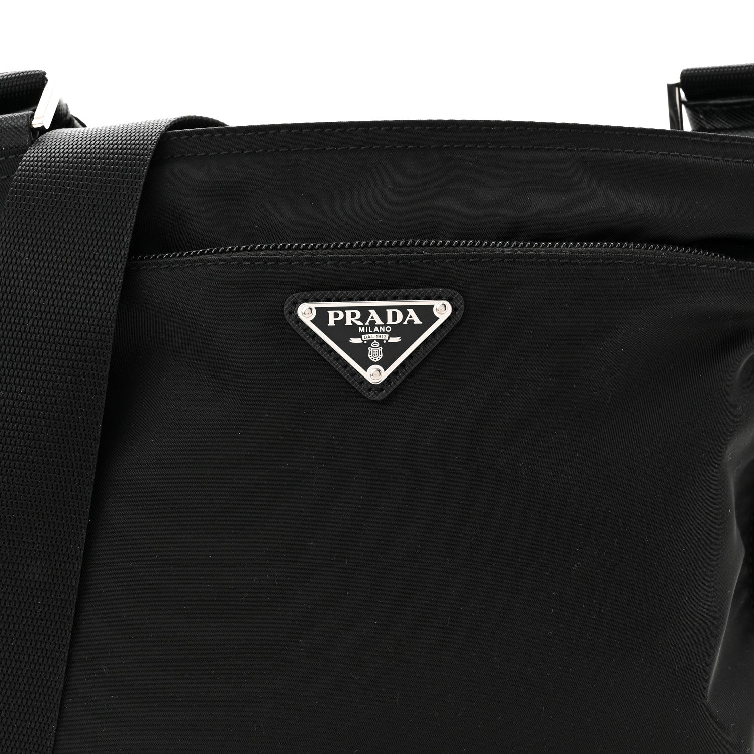 Prada Tessuto Nylon Crossbody Bag Black 7 of 9