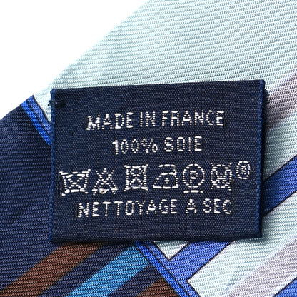 Hermes Silk Couvertures Nouvelles Twilly Marine Noisette Ciel 3 of 4