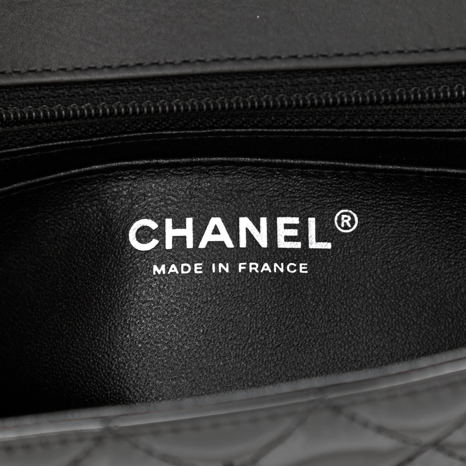 Chanel Patent Calfskin Quilted Mini Rectangular Flap So Black 6 of 10