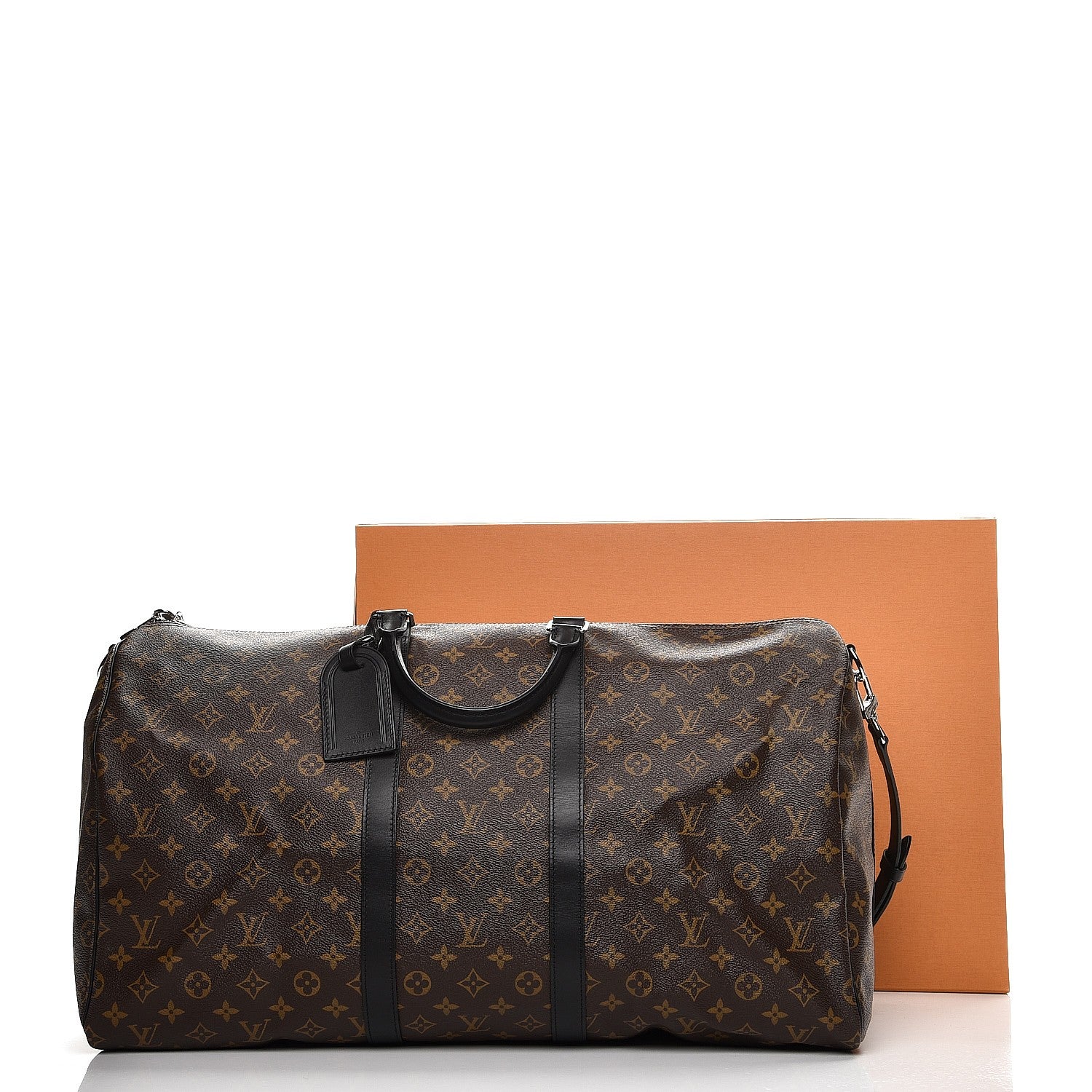 Louis Vuitton Monogram Macassar Keepall Bandouliere 55 8 of 8