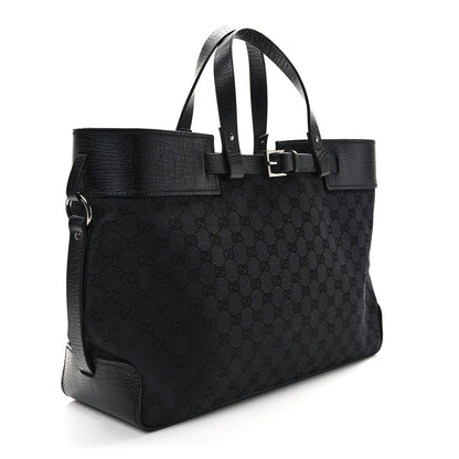 Gucci Monogram Large Tote Black 3 of 11