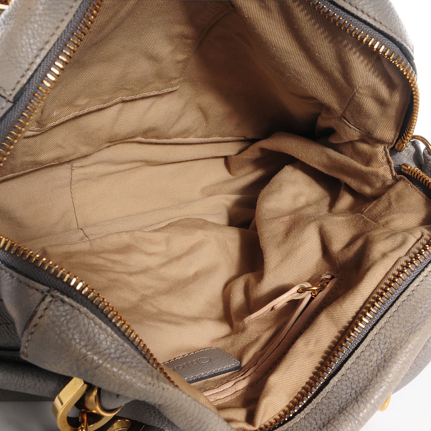 Chloe Calfskin Medium Paraty Cashmere Grey 5 of 8