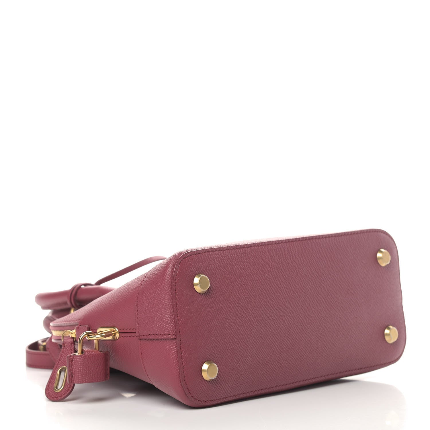 Balenciaga Signature Grained Calfskin Logo S Ville Top Handle Bag Rouge Grenat White 3 of 4