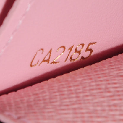 Louis Vuitton Damier Ebene Caissa Wallet Rose Ballerine 8 of 8
