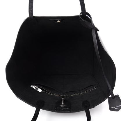 Louis Vuitton Calfskin Lockme Cabas Black 5 of 10