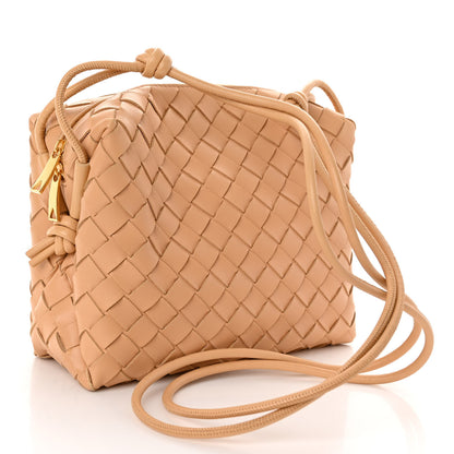 Bottega Veneta Nappa Intrecciato Small Loop Camera Bag Almond 3 of 9