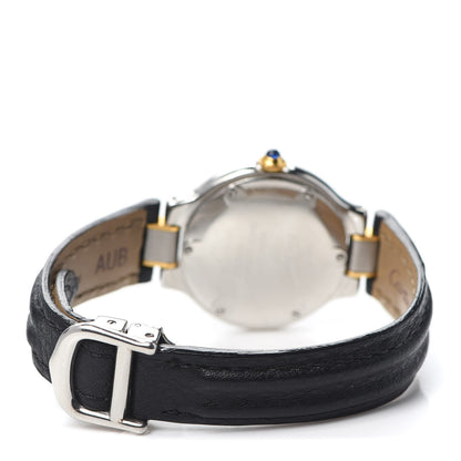 Cartier Stainless Steel 18K Yellow Gold Calfskin 28mm Must De 21 Quartz Watch 3 of 7