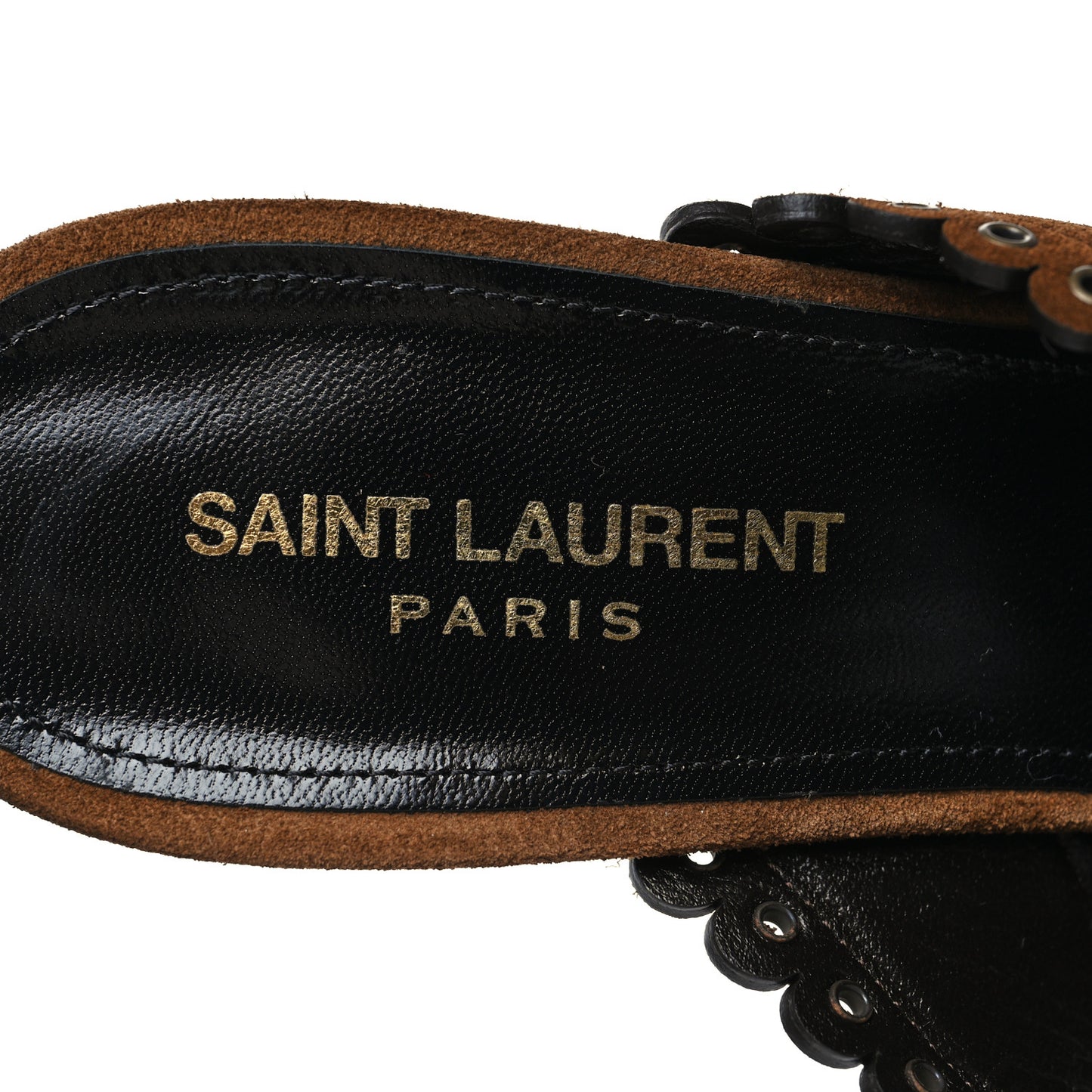 Suede Eyelet LouLou 70 Mules 41 Land