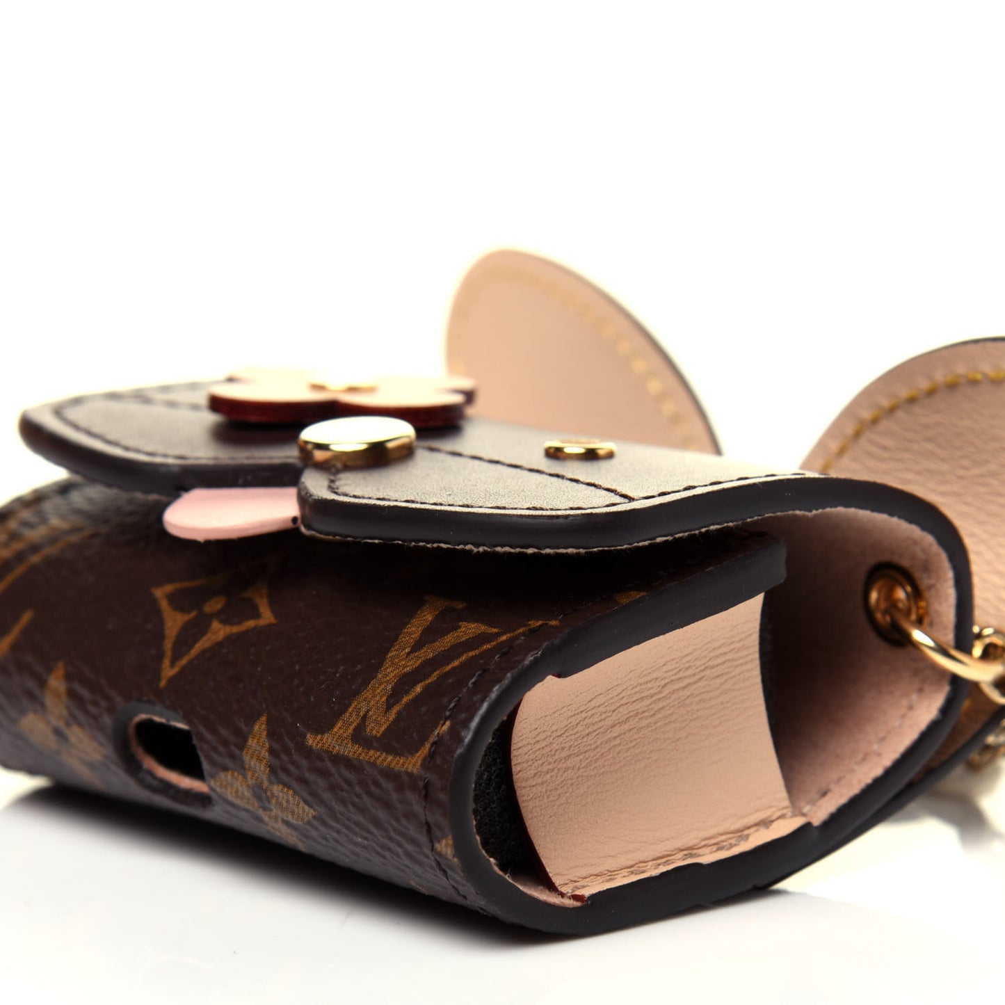 Monogram Dog Earpods Case Marron