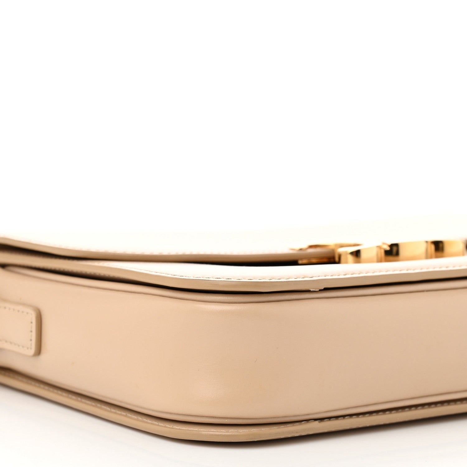 Celine Shiny Calfskin Medium Triomphe Nude 9 of 12