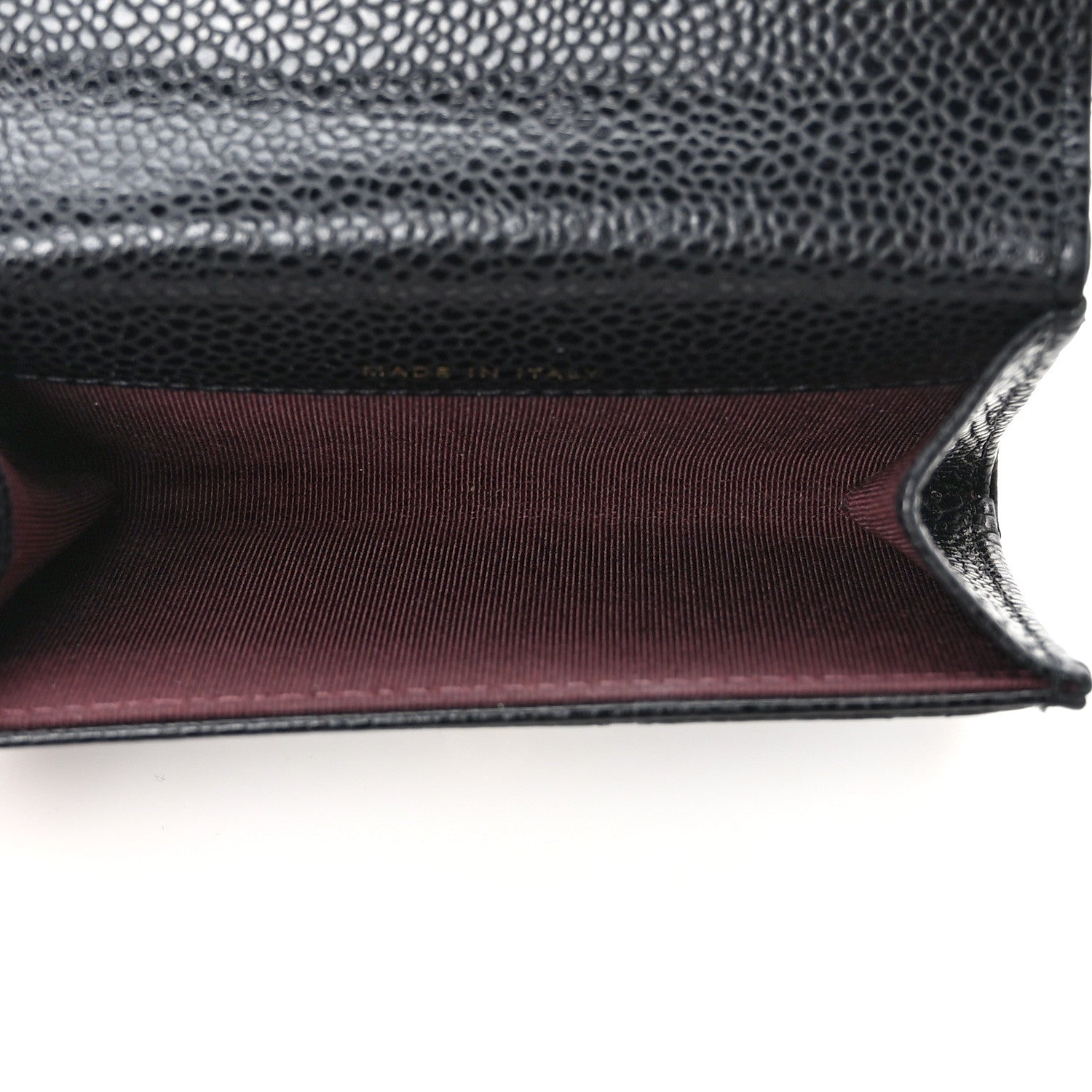 Chanel Caviar Quilted Flap Card Holder Wallet Black 5 of 8