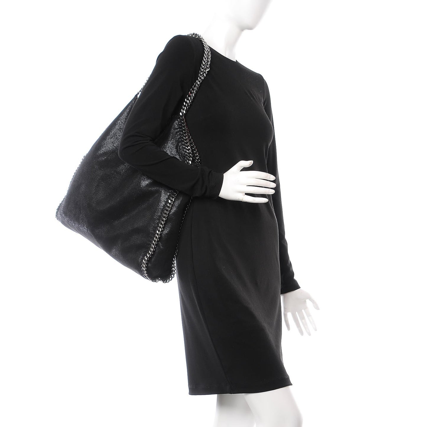 Shaggy Deer Big Falabella Tote Black