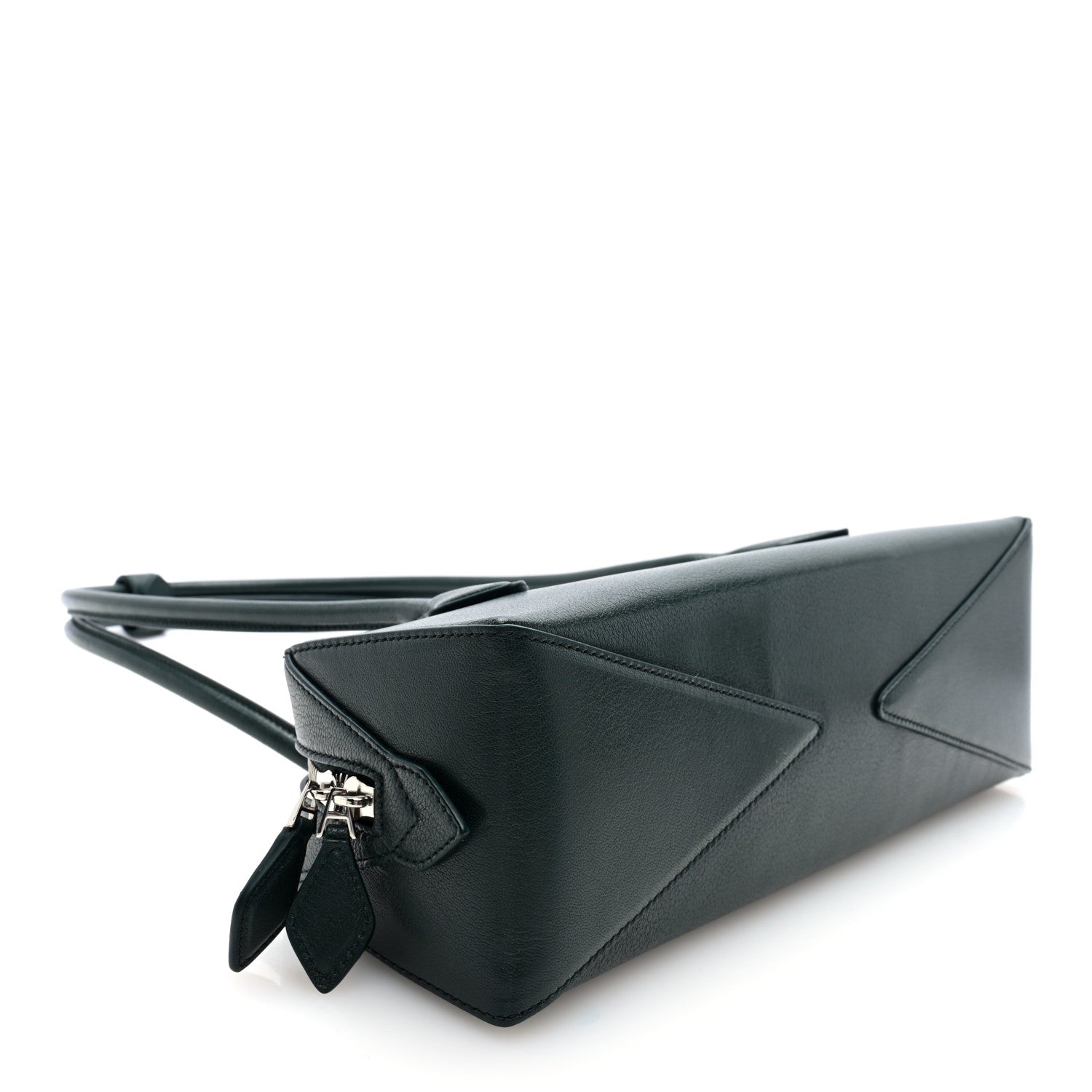 Alaia Shiny Goatskin Medium Le Teckel Bag Green 5 of 10