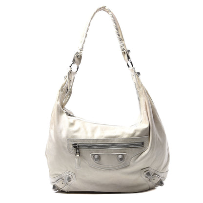 Balenciaga Agneau Giant 21 Silver Hardware Hobo White 1 of 16