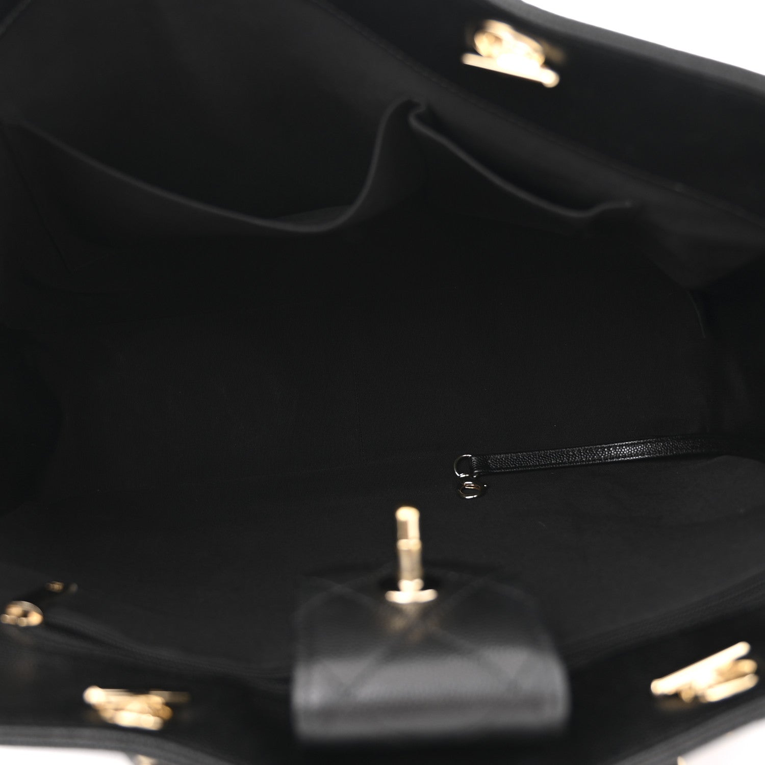 Chanel Caviar Quilted Large Shopping Tote Black 5 of 13