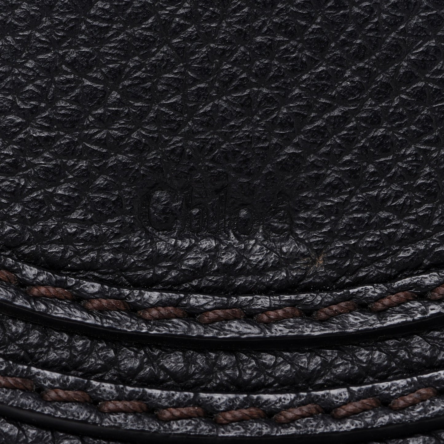 Calfskin Mini Marcie Round Crossbody Bag Black