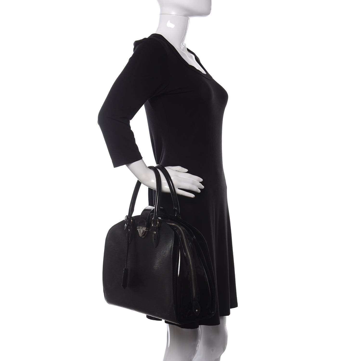 Louis Vuitton Electric Epi Pont-Neuf GM Black 2 of 9