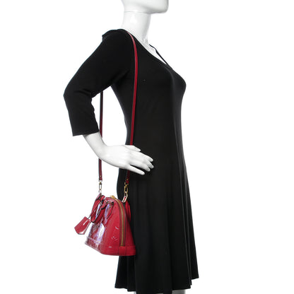 Louis Vuitton Vernis Alma BB Rose Indien 3 of 11