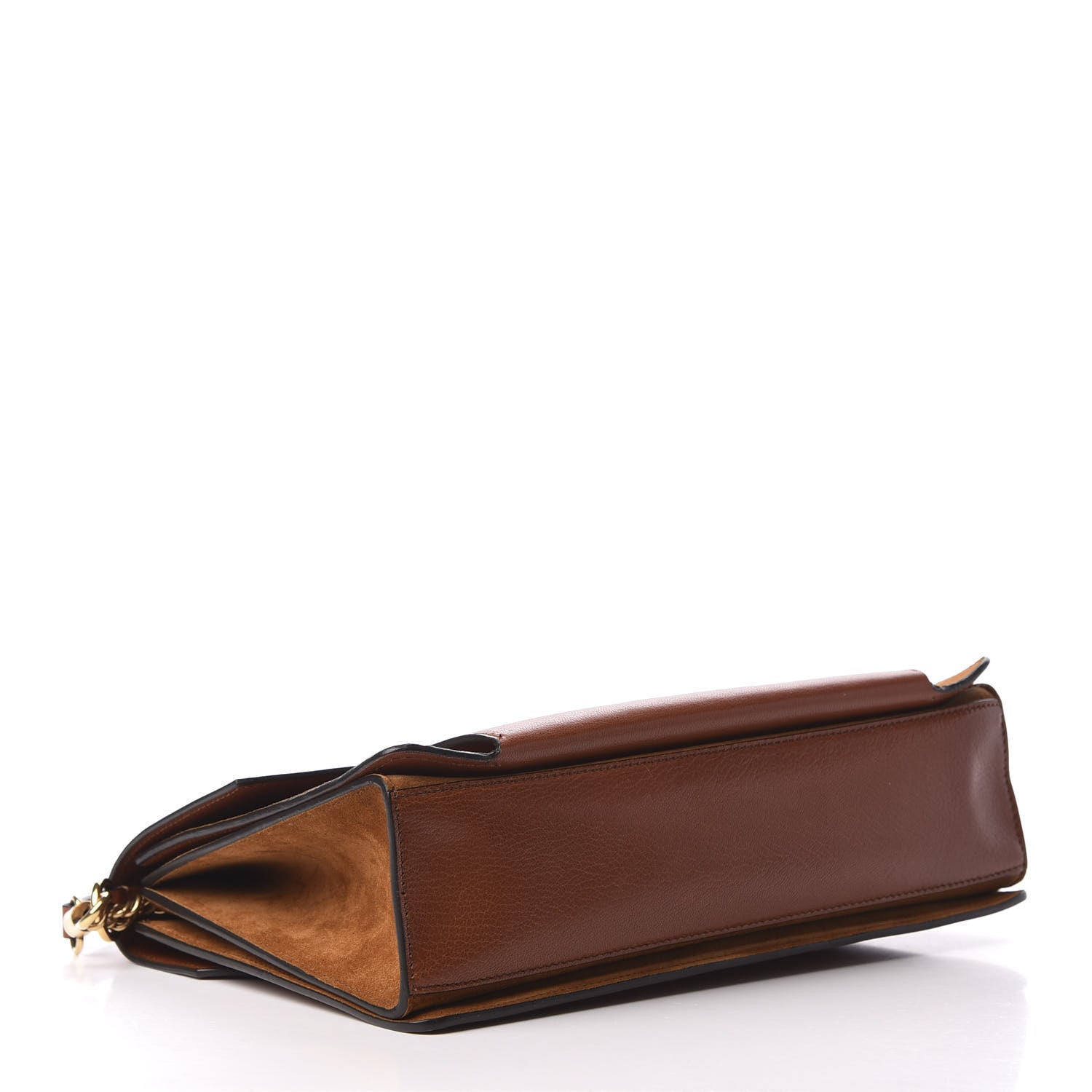 Givenchy Goatskin Suede Medium GV3 Flap Chestnut 4 of 10