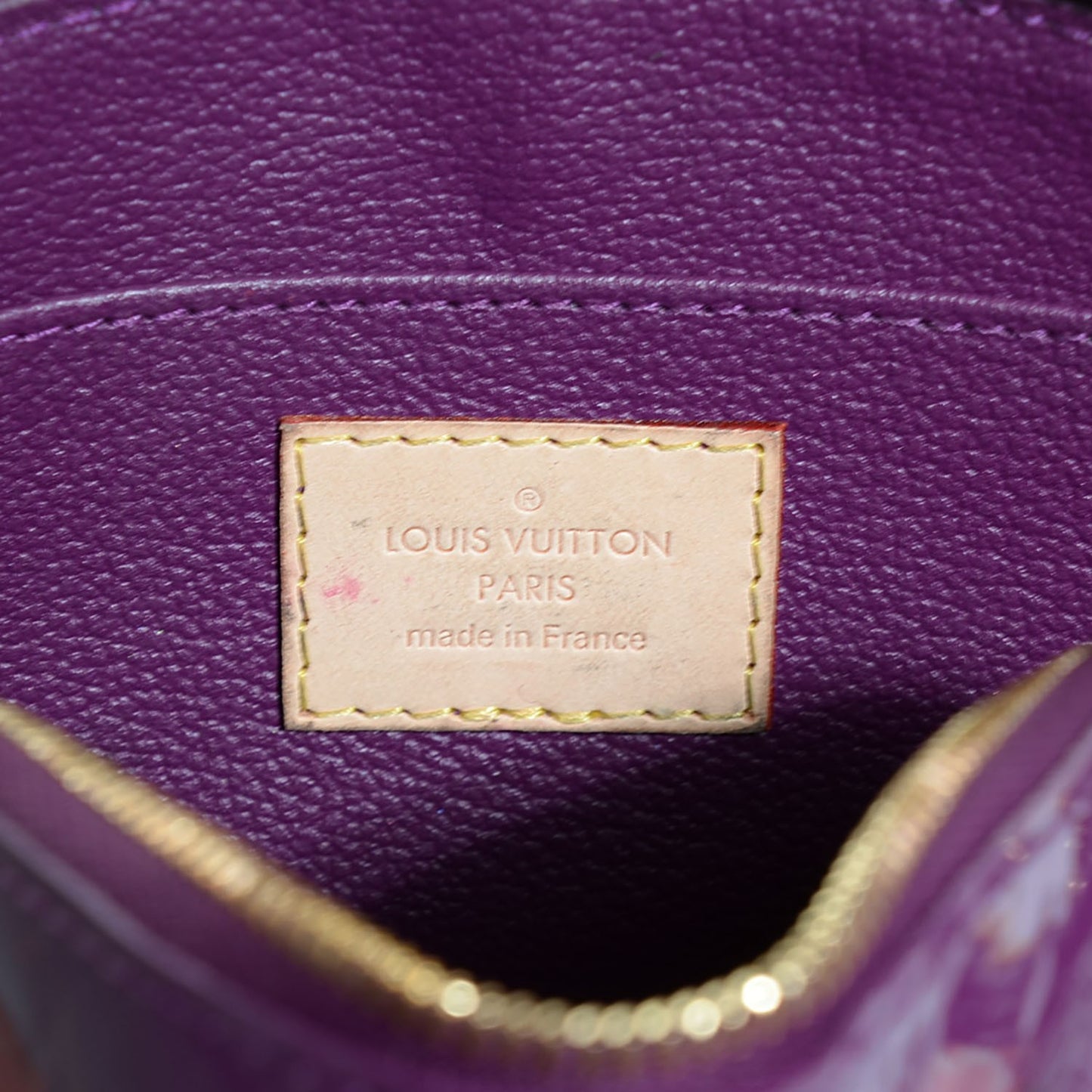 Vernis Cosmetic Pouch Amethyste