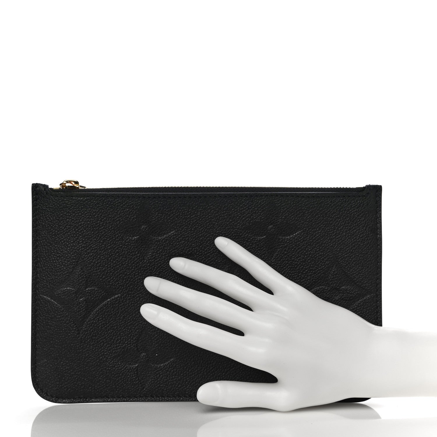 Louis Vuitton Empreinte Monogram Giant Neverfull MM Pochette Black 2 of 8