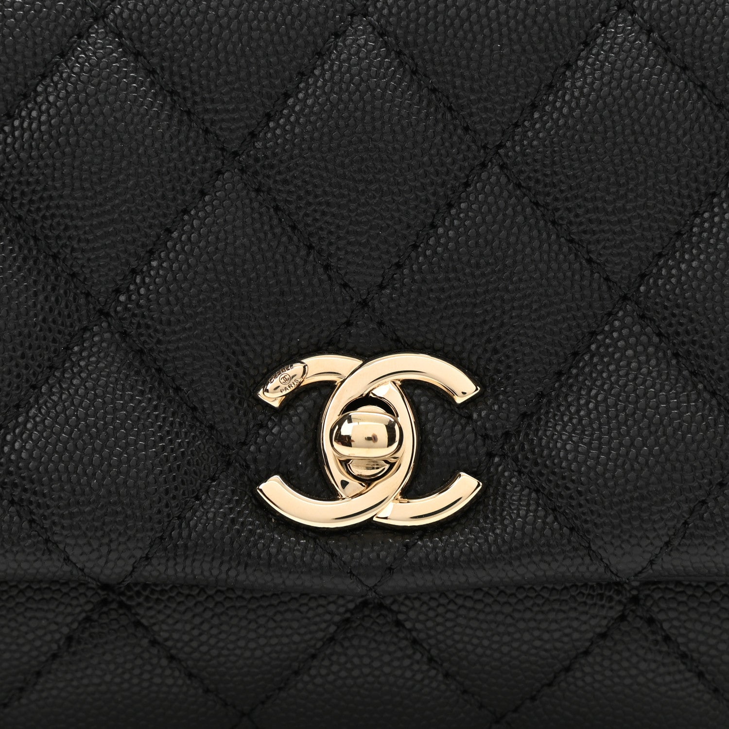 Chanel Caviar Quilted Extra Mini Coco Handle Flap Black 8 of 8