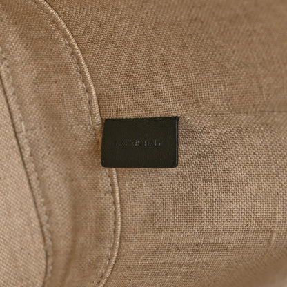 Celine Canvas Calfskin Triomphe Small Bucket Bag Vanilla Black 6 of 9