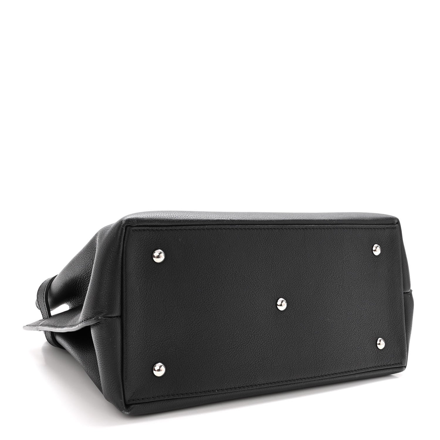 Louis Vuitton LOUIS VUITTON Calfskin Lockme Day Black 4 of 11