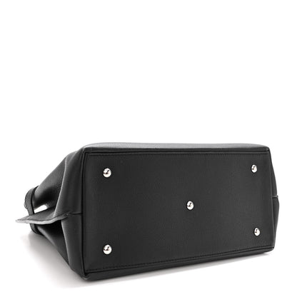 Louis Vuitton LOUIS VUITTON Calfskin Lockme Day Black 4 of 11