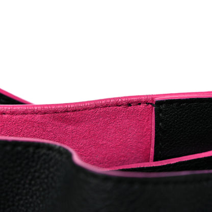 Louis Vuitton Calfskin Lockme Bucket Black 13 of 13