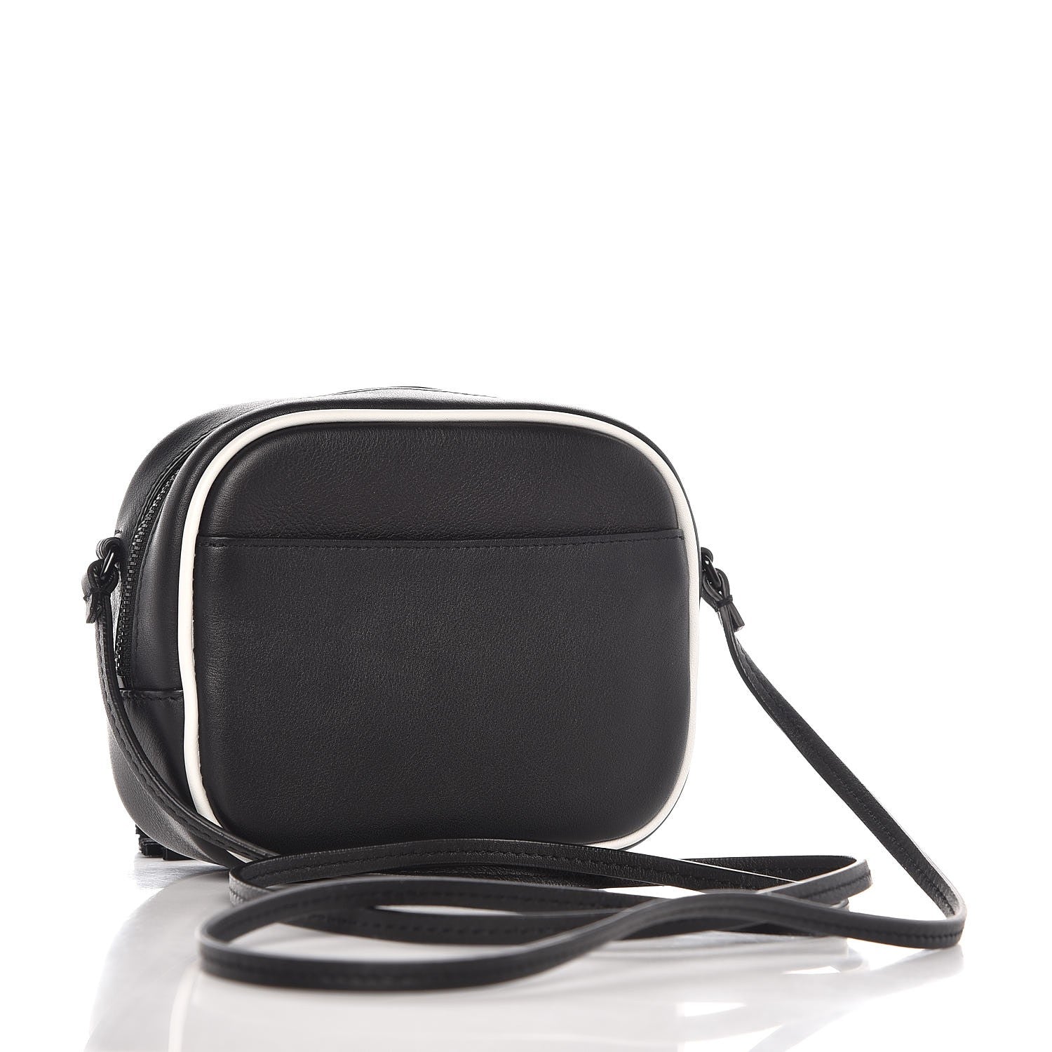 Saint Laurent Nappa Monogram Blogger Bag Black White 3 of 7