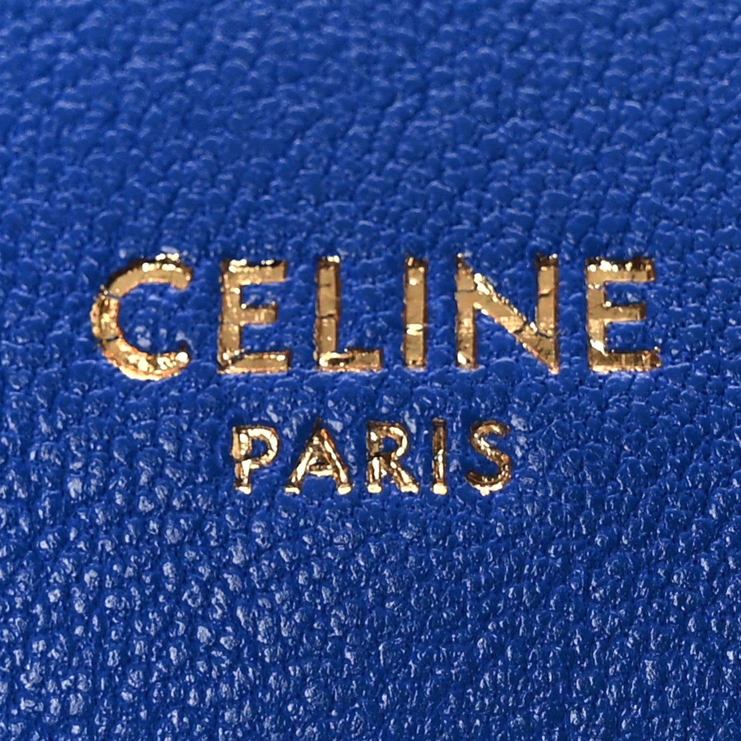 Celine Supple Shiny Lambskin Small New Luggage Oxide Blue 1795430