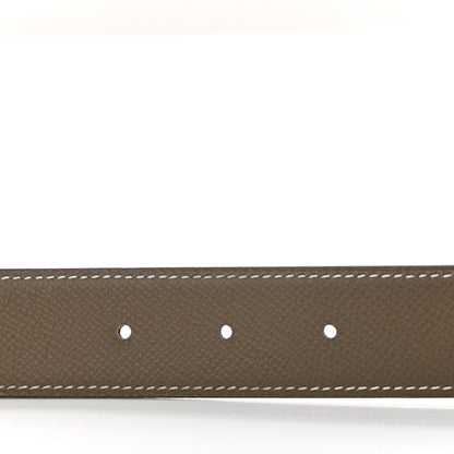 Hermes Epsom Swift 32mm H Belt 95 Etoupe Black 5 of 6