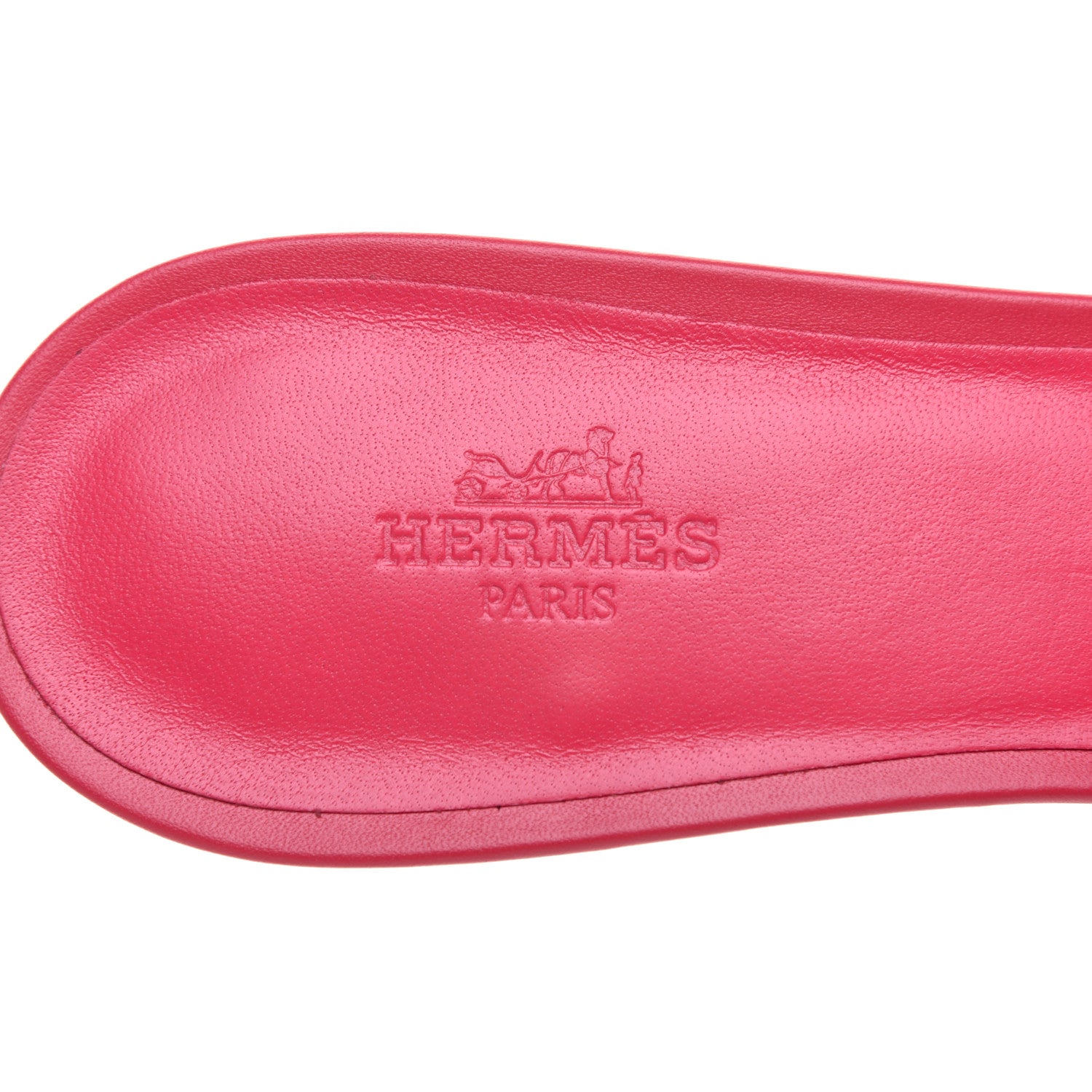 Hermes Calfskin Oasis Sandals 39 Fuschia 7 of 9