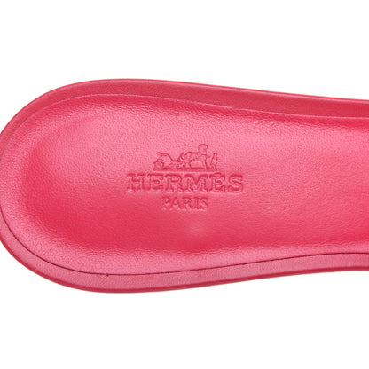Hermes Calfskin Oasis Sandals 39 Fuschia 7 of 9