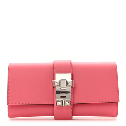 Hermes Swift Medor 23 Clutch Rose Azalee 1 of 7