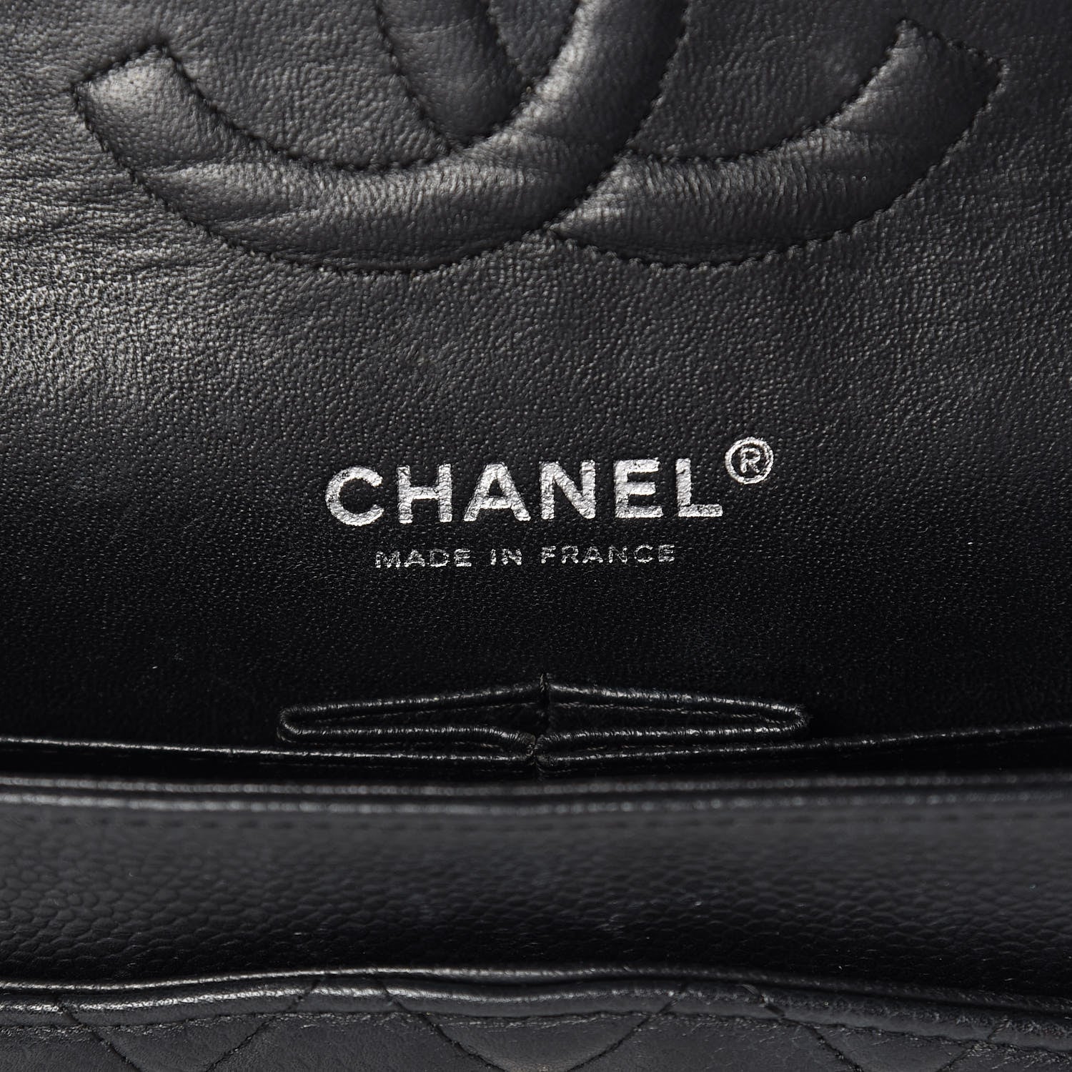 Chanel Caviar Quilted Medium Double Flap Black 6 of 10