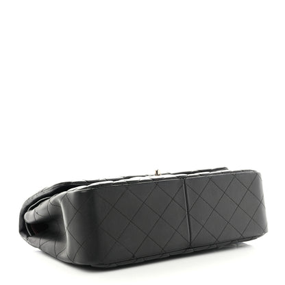 Chanel Lambskin Quilted Jumbo Double Flap Black 4 of 11