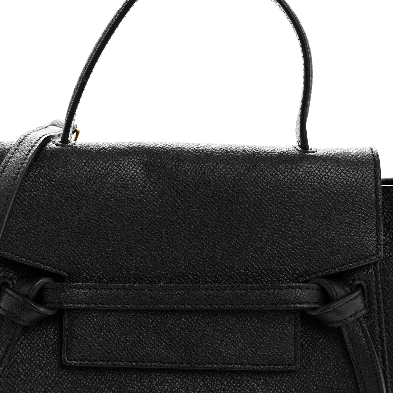 Celine Grained Calfskin Nano Belt Bag Black 9 of 13
