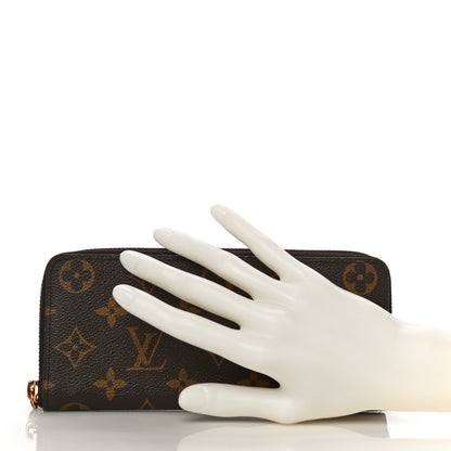 Louis Vuitton Monogram Clemence Wallet Fuchsia 2 of 12