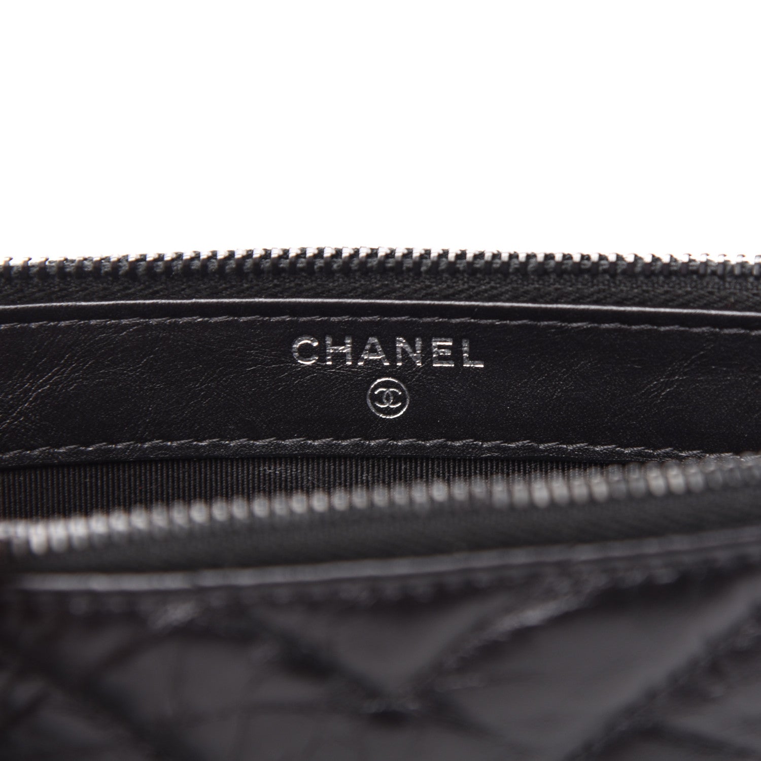 Chanel Aged Calfskin Chevron Quilted Small Gabrielle Clutch With Chain So Black 6 of 12