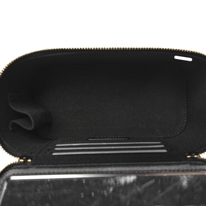 Chanel Lambskin Quilted Small Top Handle Vanity Case With Chain Black 5 of 12