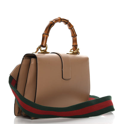 Gucci Calfskin Bamboo Web Medium Dionysus Top Handle Bag Camelia Bright Evergreen Hibiscus Red 4 of 12
