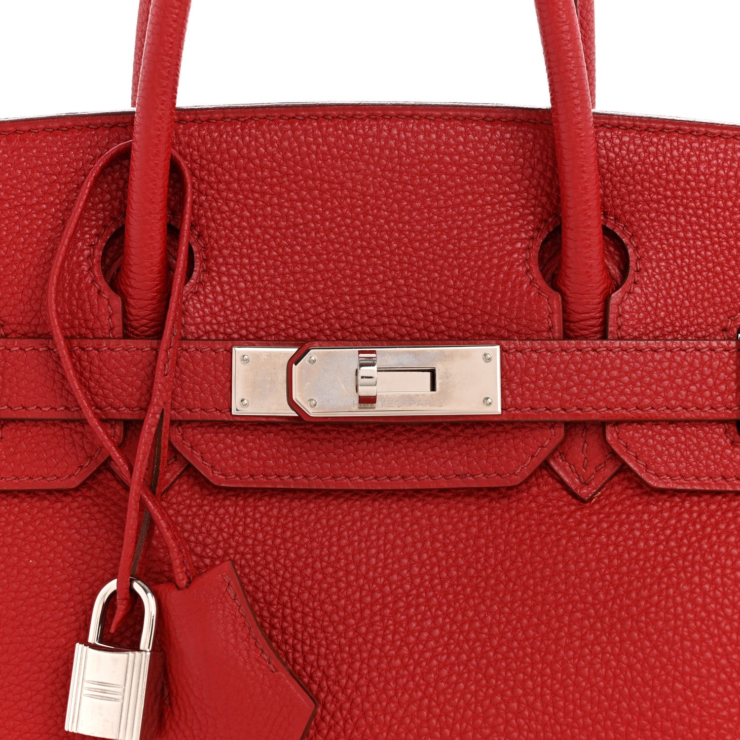 Hermes Togo Birkin 30 Rouge Garance 8 of 14